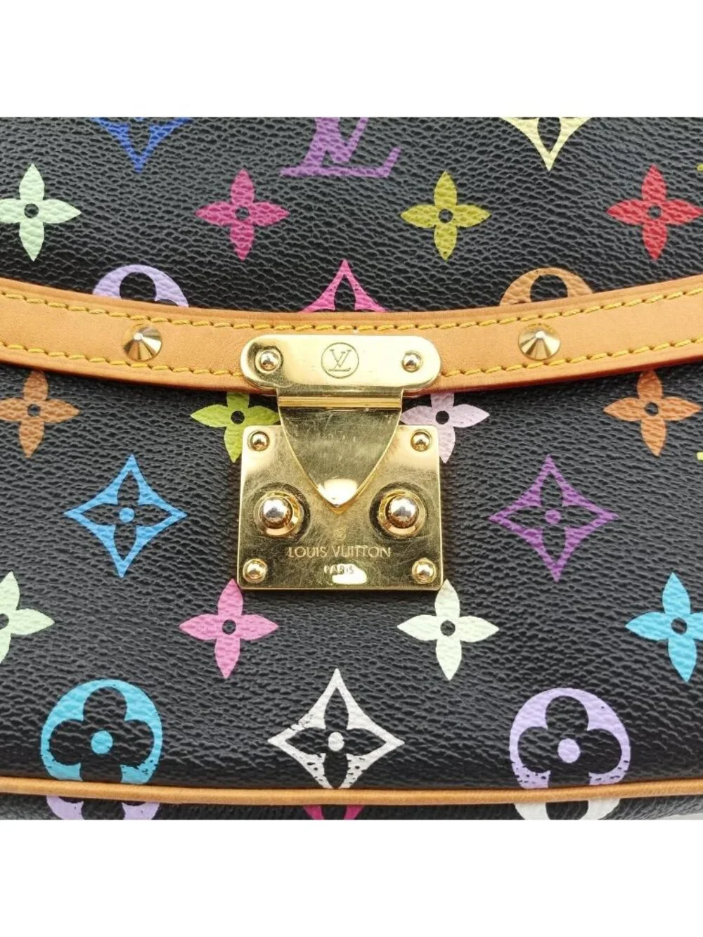 Louis Vuitton Sologne Noir Monogram Multicolor Shoulder